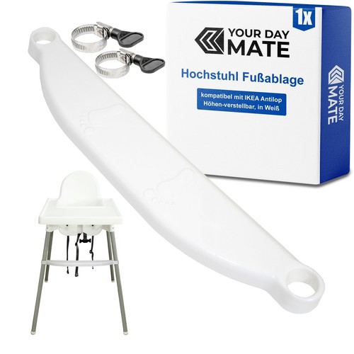 Hochstuhl fußablage weiß - hochstuhl,