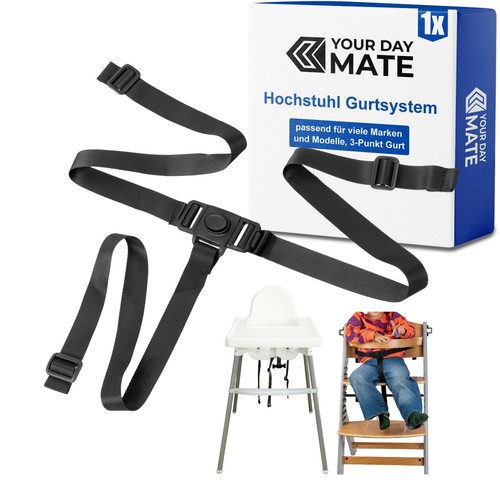 Punkt gurt hochstuhl - hochstuhl, schwarz