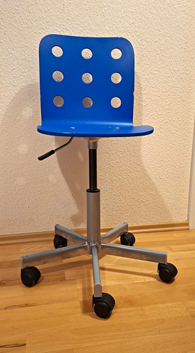 Ikea blauer schreibtischstuhl - blauer,